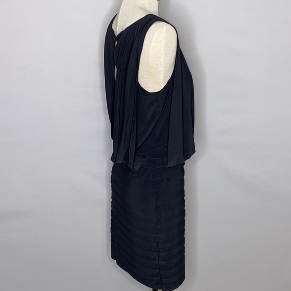 Xscape by Joanna Chen Sleeveless Black Evening Occasion Dress - Size 14 - Picture 3 of 7